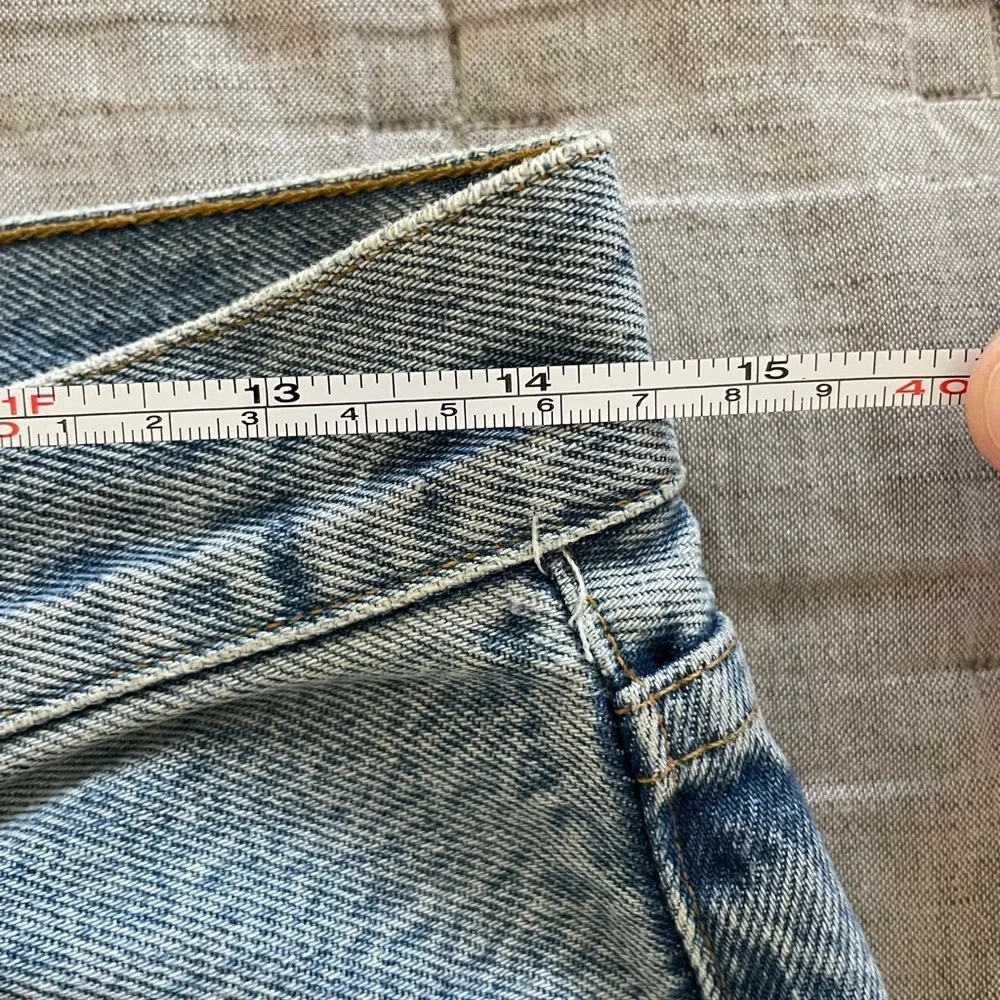 AGOLDE 90’s High Rise Straight Leg Jean – Fall Out Wash – Raw Hem – Size 25